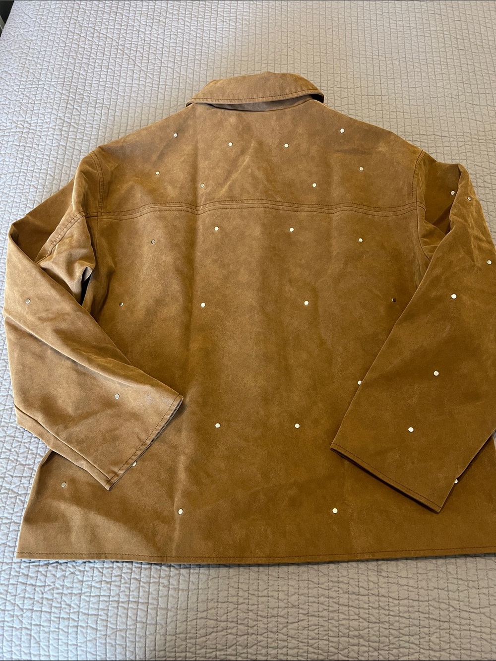 Pilcro Faux-Suede Studded Jacket - Picture 7 of 9